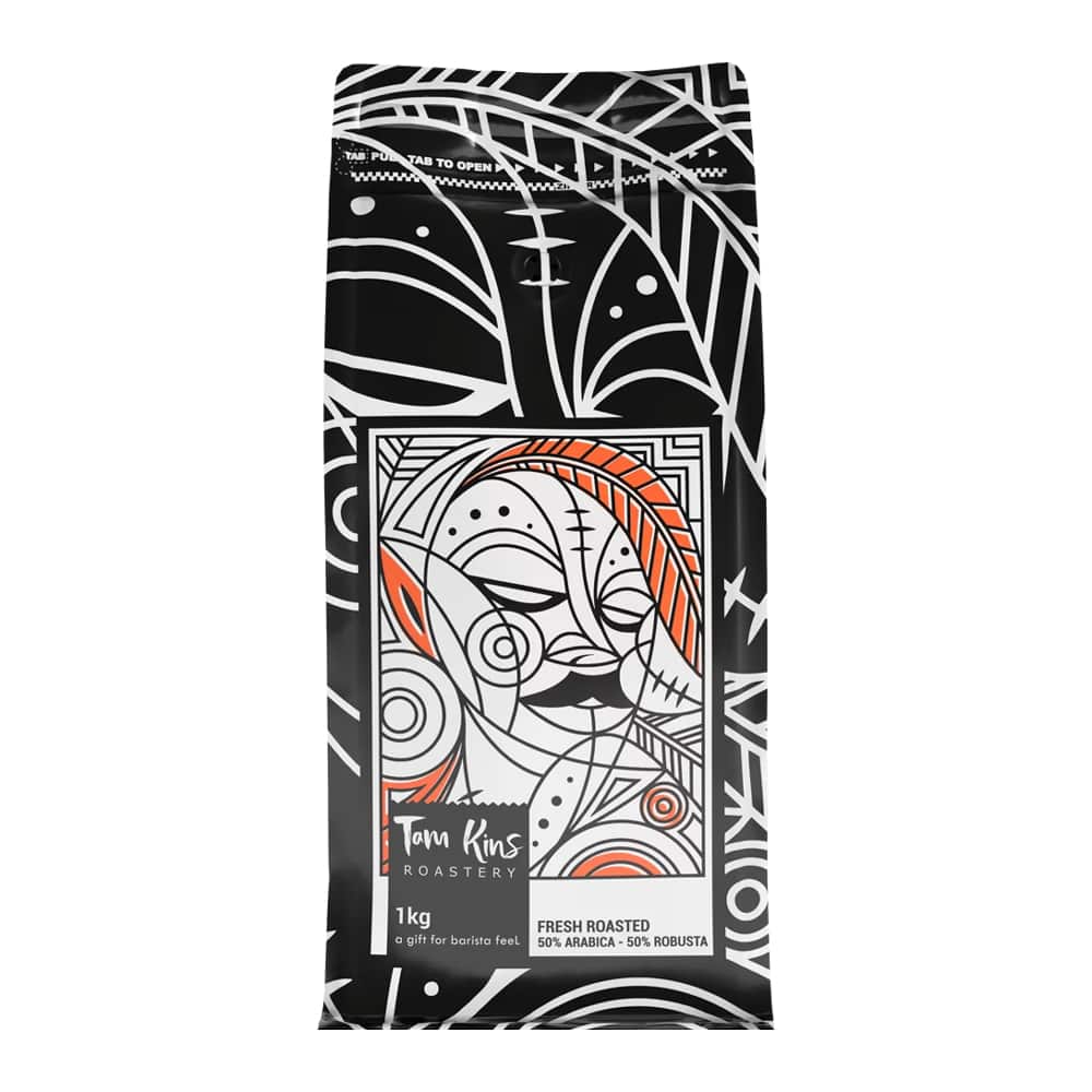 قهوه عربیکا ۵۰% سفید تام کینز